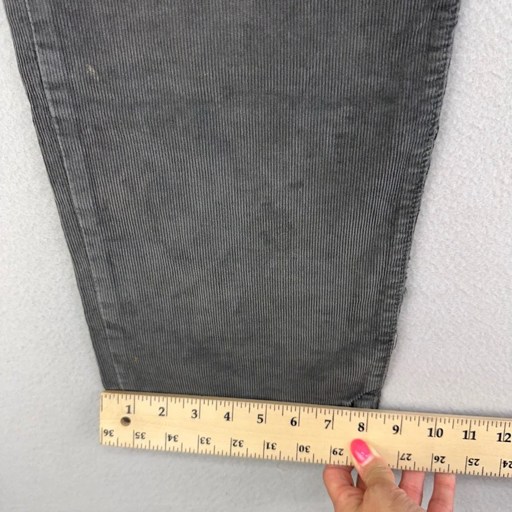 J.Crew Jeans‎ Classic Straight Corduroy Mens 34x30 Black Faded Distressed Retro